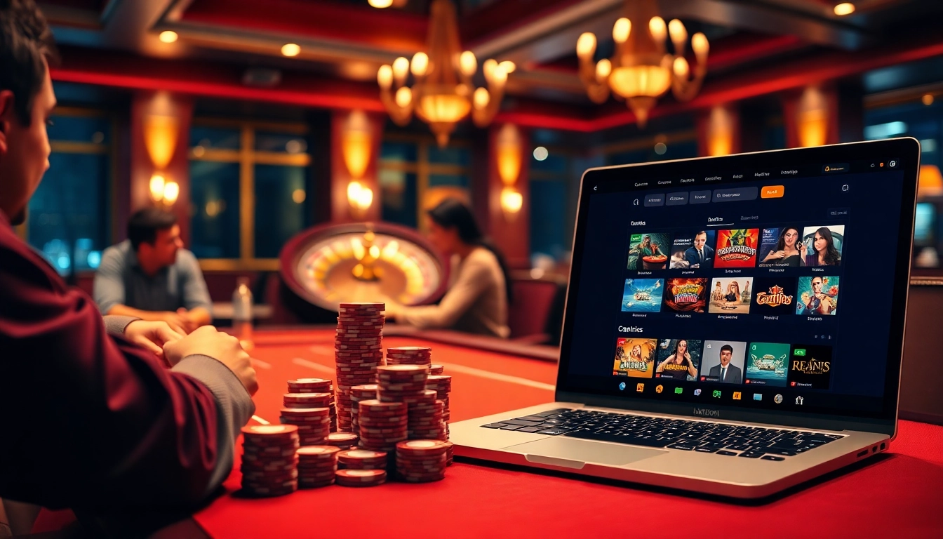 Experience the excitement of gambling with online games at https://thabetcom.dev/, featuring poker tables and roulette wheels.