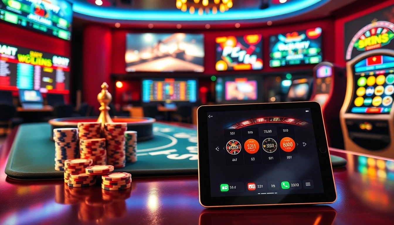 Experience thrilling gambling moments at https://nhacaiuytin.place/ with vibrant poker tables and roulette wheels.